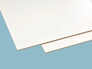 6 mm HPL-Schichtstoffplatte B2 weiß, Länge: 1300 mm, Breite: 3050 mm