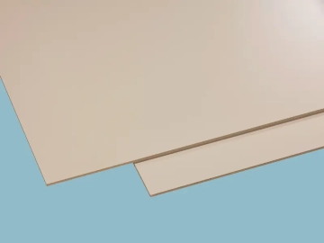 6 mm HPL-Schichtstoffplatte B2 beige, Länge: 1300 mm, Breite: 3050 mm