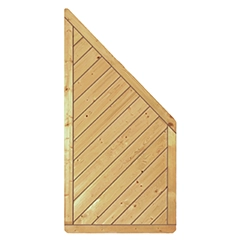CLASSIC-Serie-Diagonal ECKE, 90 x 180/90 cm